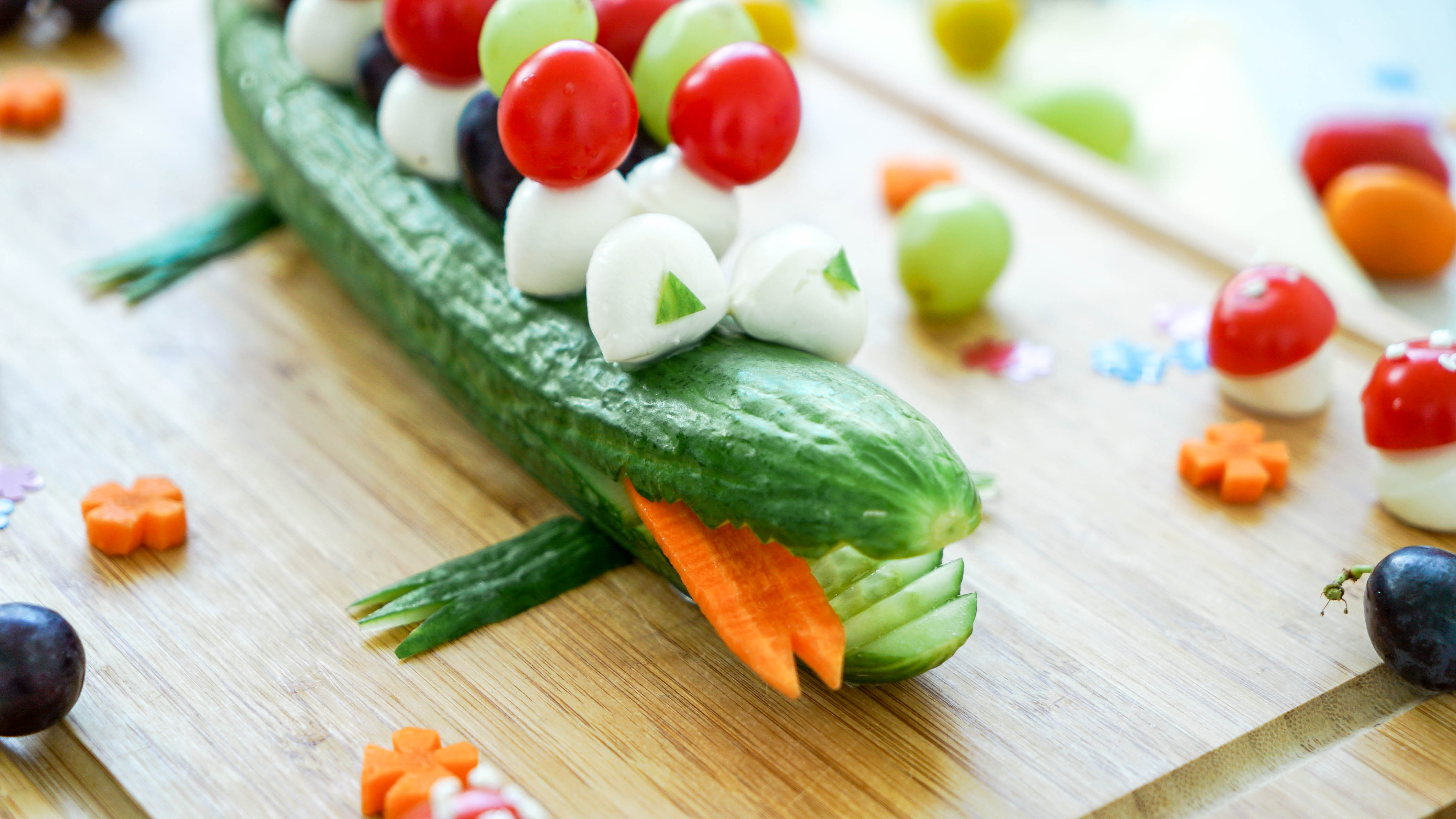 Ein Gurken-Krokodil für den Foodpunk-Nachwuchs - FOODPUNK